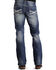 Stetson Rock Fit Bold X Stitched Jeans, Med Wash, hi-res