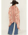 Image #4 - Shyanne Women's Floral Print Crinkle Shawl, Light Pink, hi-res
