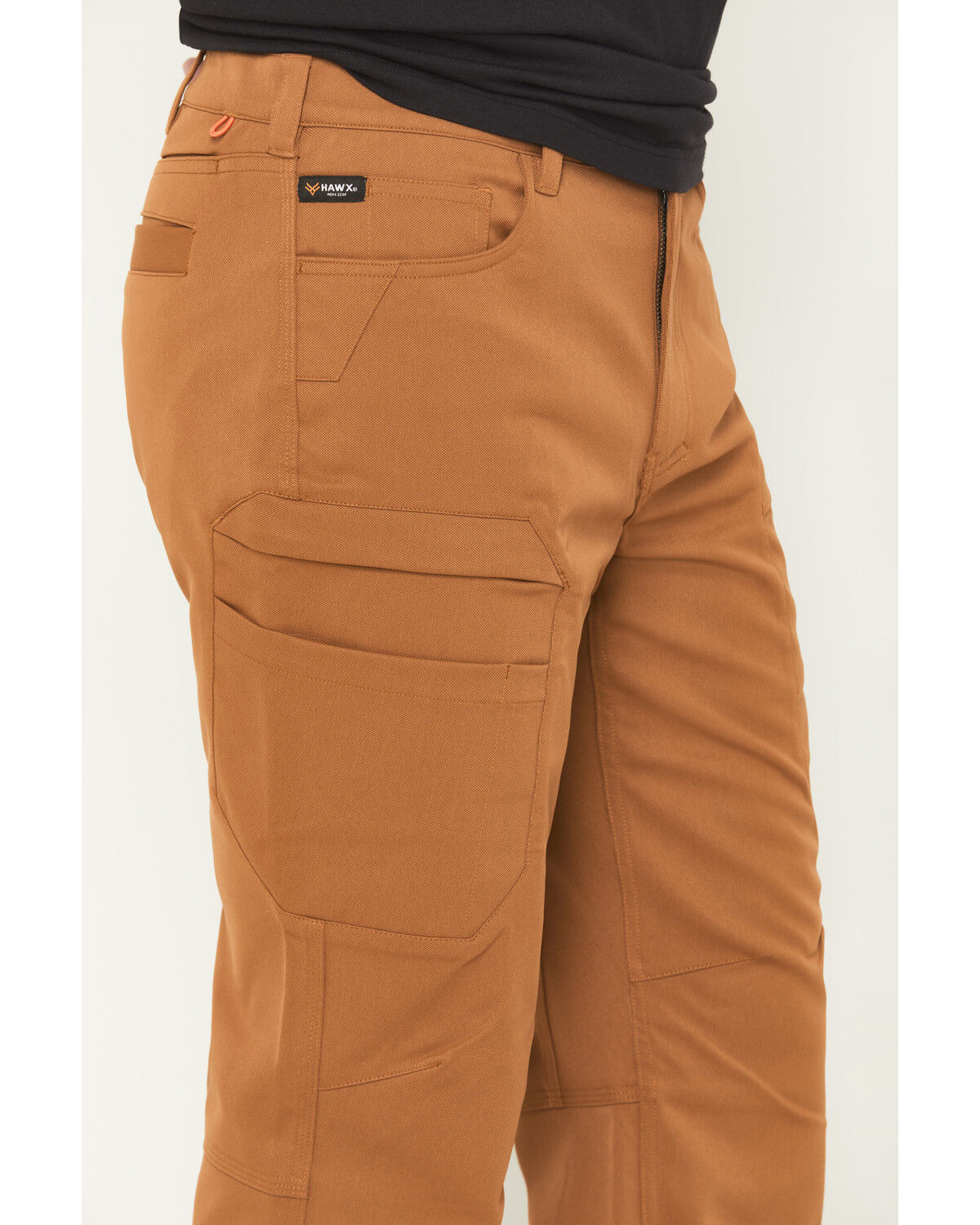 Image #2 - Hawx Men's Badger Double Weave Work Pants, Rust Copper, hi-res