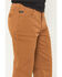 Image #2 - Hawx Men's Badger Double Weave Work Pants, Rust Copper, hi-res