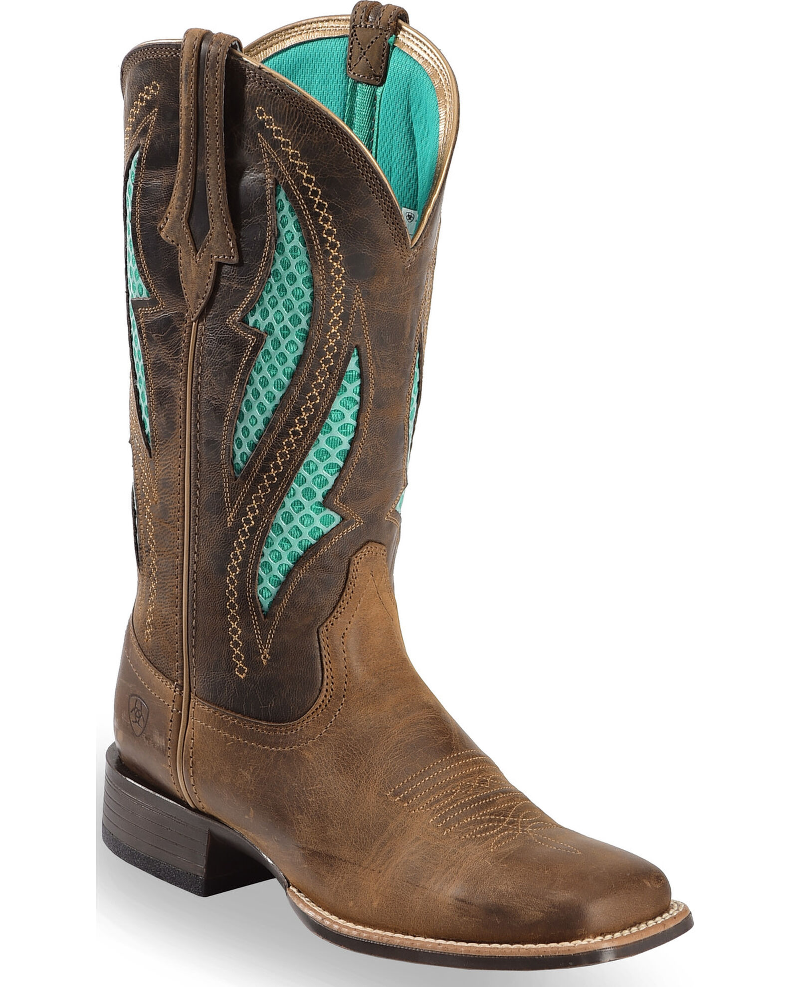 Teal ariat boots deals