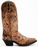 Laredo Women's Braylynn Studded Leather Western Performance Boots - Snip Toe, Lt Brown, hi-res