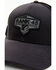 Image #2 - RANK 45® Men's Rubber Patch Logo Ball Cap, Grey, hi-res