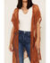 Shyanne Women's Medallion Lace Shawl, Brown, hi-res