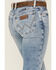 Image #4 - Wrangler Retro Women's Kacey Medium Wash Mid Rise Mae Wide Leg Trouser Stretch Denim Jeans, Medium Wash, hi-res