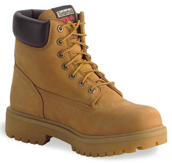 Timberland PRO Men's 6" Insulated Waterproof Boots - Steel Toe, Wheat, hi-res