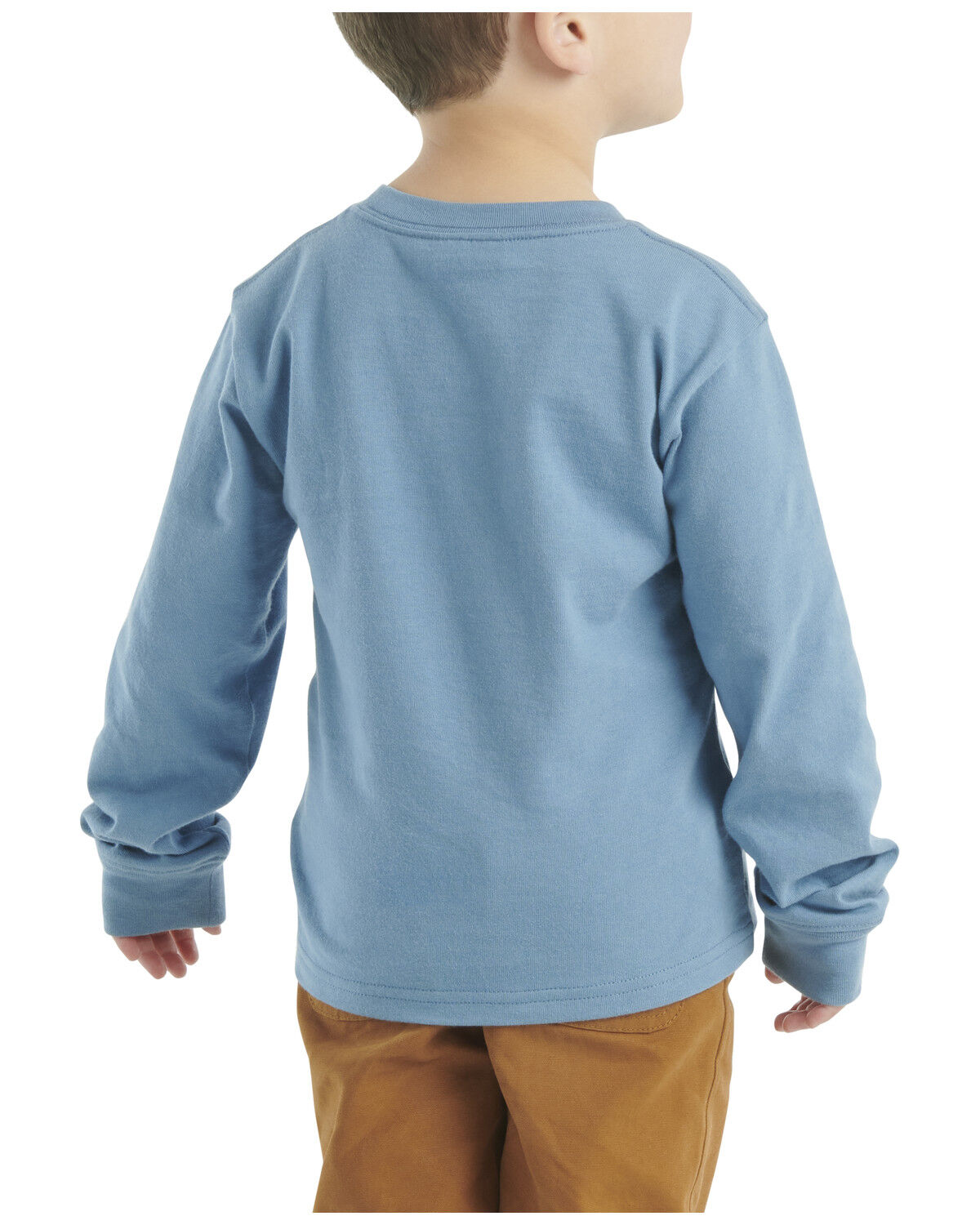 Image #3 - Carhartt Toddler Boys' Truck Long Sleeve Graphic T-Shirt, Blue, hi-res
