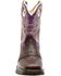 Durango Little Girls' Western Boots - Square Toe, Dark Brown, hi-res