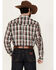 Image #4 - Wrangler Men's Plaid Print Long Sleeve Snap Performance Western Shirt, Black, hi-res