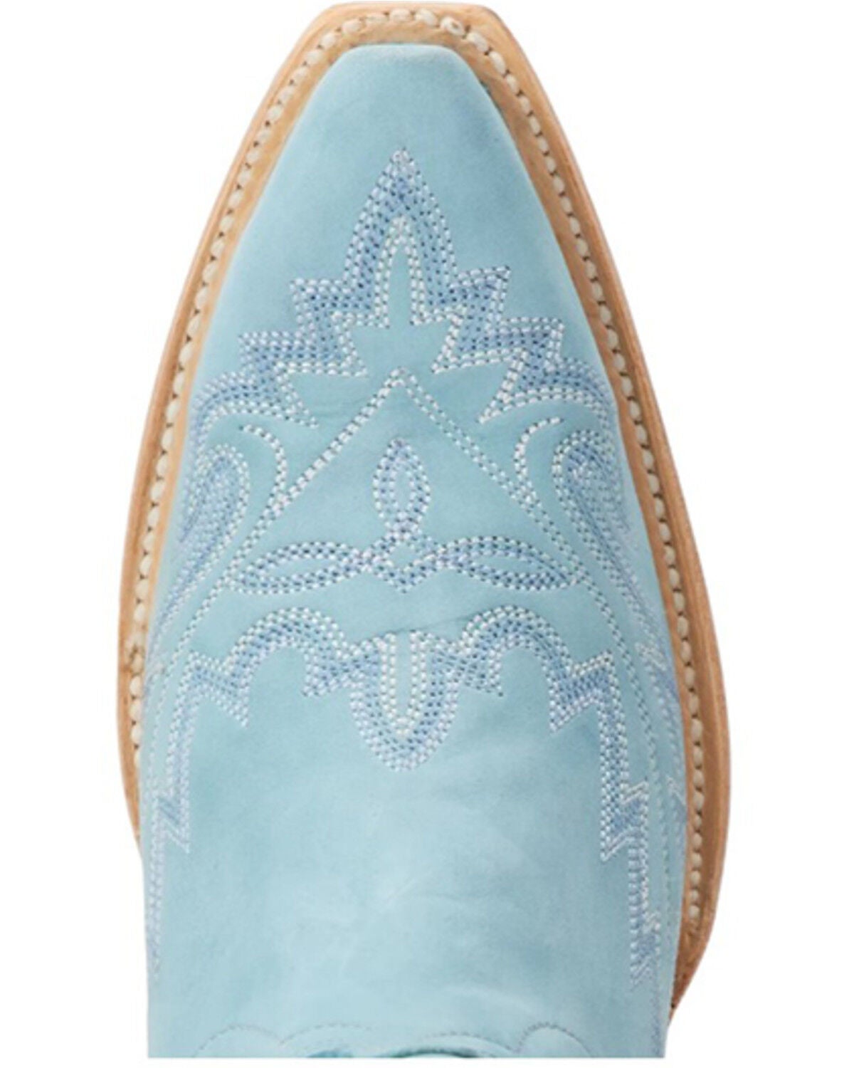 Image #6 - Lane Women's Lexington Western Booties - Snip Toe, Blue, hi-res
