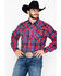 Image #1 - Rock 47 by Wrangler Men's Classic Large Plaid Print Long Sleeve Snap Western Shirt, , hi-res