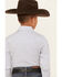 Ely Walker Boys' Geo Print Long Sleeve Pearl Snap Western Shirt , White, hi-res