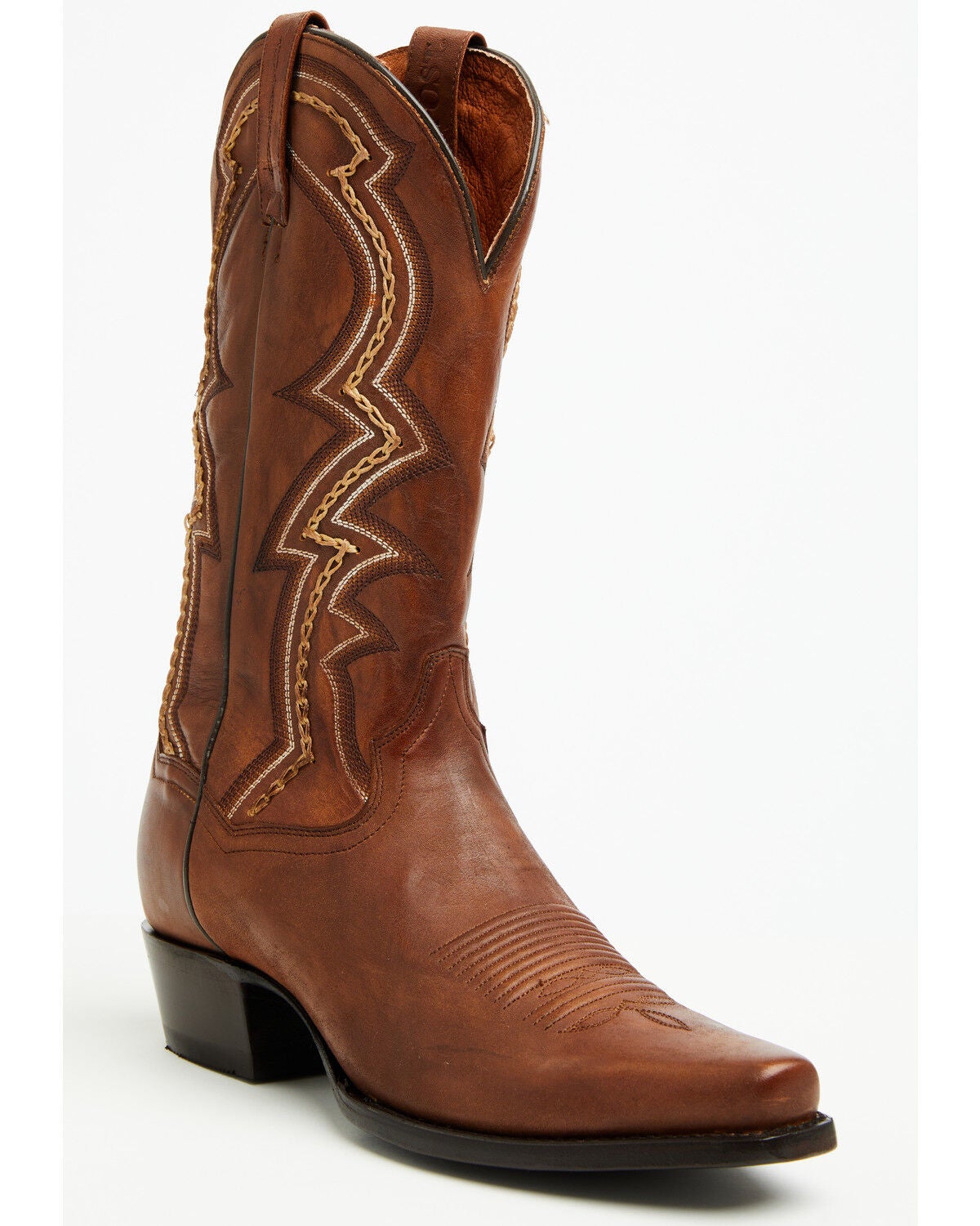 Dan Post Men's Gallup Western Boots - Snip Toe, Brown, hi-res