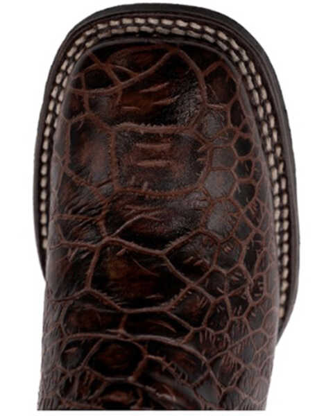Image #6 - Ferrini Women's Kai Western Boots - Broad Square Toe , Chocolate, hi-res