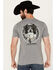 NRA Men's Live To Protect Short Sleeve Graphic T-Shirt, Grey, hi-res