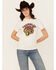 Image #1 - Wrangler Women's Tiger Short Sleeve Graphic Tee, White, hi-res
