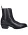 Laredo Men's Side Zipper Western Boots - Round Toe, Black, hi-res