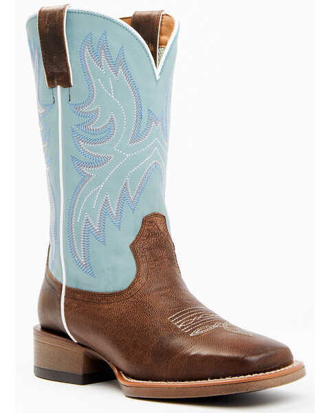Shyanne Stryde Women's Western Performance Boots - Square Toe, Blue, hi-res