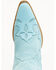 Image #6 - Dingo Women's Drama Queen Overlay Tall Western Boots - Round Toe, Blue, hi-res
