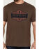 Brothers & Sons Men's Weathered Diamond Logo Slub Graphic T-Shirt , Brown, hi-res