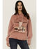 Image #1 - Youth in Revolt Women's Cowboy Days Graphic Hoodie, Rust, hi-res
