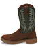 Image #3 - Justin Men's Rush Short Base Performance Western Boots - Broad Square Toe, Brown, hi-res