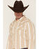 Image #2 - Gibson Trading Co Men's Dustline Striped Long Sleeve Snap Western Shirt - Tall, Lt Brown, hi-res