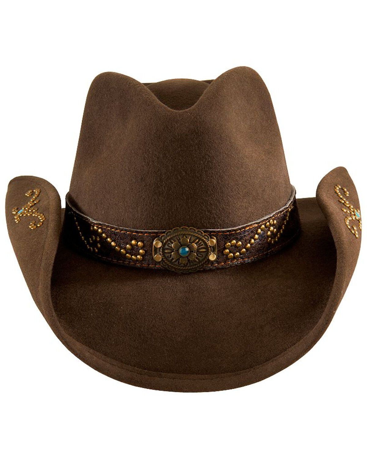 brown cowgirl hat