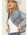 Image #2 - Levi's Women's Today's Trip Medium Wash 90's Shrunken Denim Trucker Jacket, Medium Wash, hi-res
