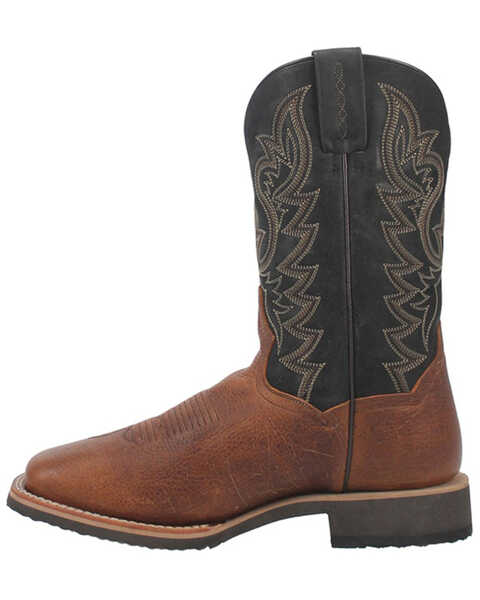 Image #3 - Dan Post Men's Boldon Western Performance Boots - Broad Square Toe, Brown, hi-res