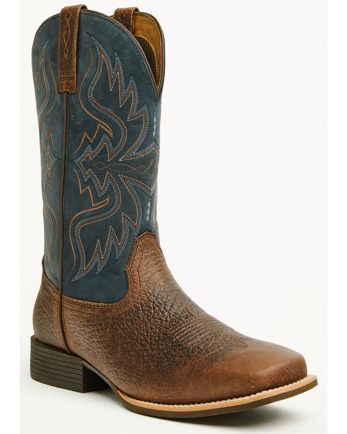 Cody James Cush Core&reg; Men's Major Performance Western Boots - Broad Square Toe, Brown, hi-res