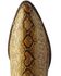 Laredo Men's Python Print Western Boots - Pointed Toe, Brown, hi-res