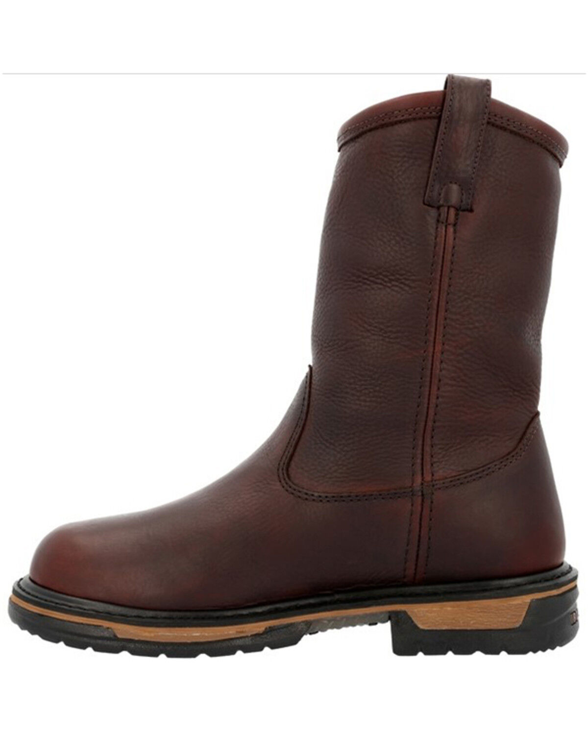 Image #3 - Rocky Men's Ironclad USA Waterproof Work Boots - Soft Toe, Brown, hi-res