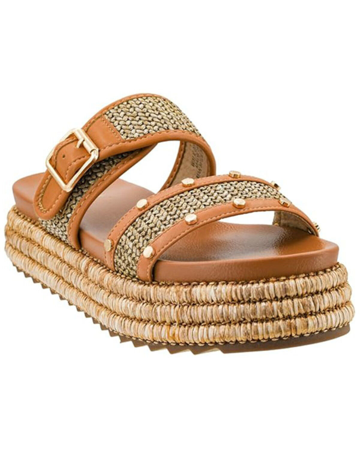 Image #1 - Corkys Women's Walk of Shame Platform Sandals, Tan, hi-res