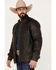 Image #2 - Cody James Men's Houston Distressed Moto Jacket - Big & Tall, Brown, hi-res