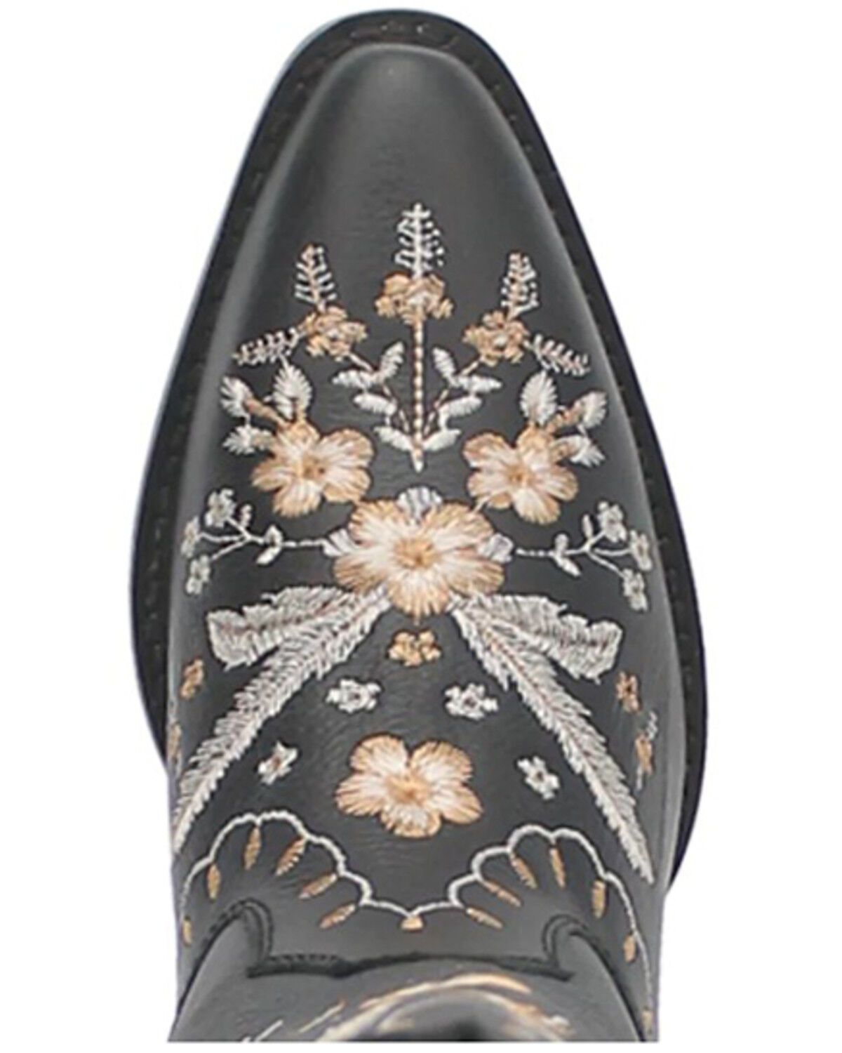 Image #6 - Dingo Women's Full Bloom Western Boots - Round Toe, Black, hi-res