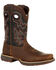 Durango Men's Rebel Chocolate Western Boots - Square Toe, Chestnut, hi-res