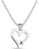 Image #2 - Montana Silversmiths Women's Love Everlasting Opal Crystal Necklace , Silver, hi-res