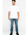 Carhartt Men's Loose Fit Heavyweight Logo Pocket Work T-Shirt, White, hi-res