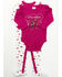 Image #1 - Shyanne Infant Girls' Little Rider Onesie 2-Piece Pajama Set, Fuchsia, hi-res
