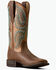 Image #1 - Ariat Women's Cattle Caite Performance Western Boots - Broad Square Toe, Brown, hi-res