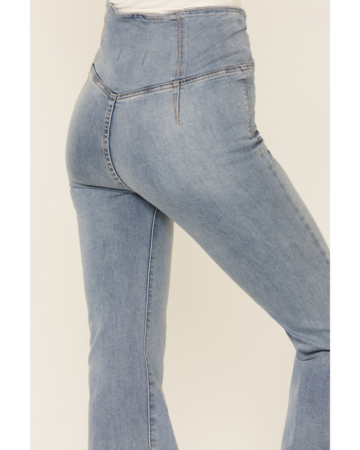 Image #3 - Free People Women's Venice Beach Flare Jeans, Blue, hi-res