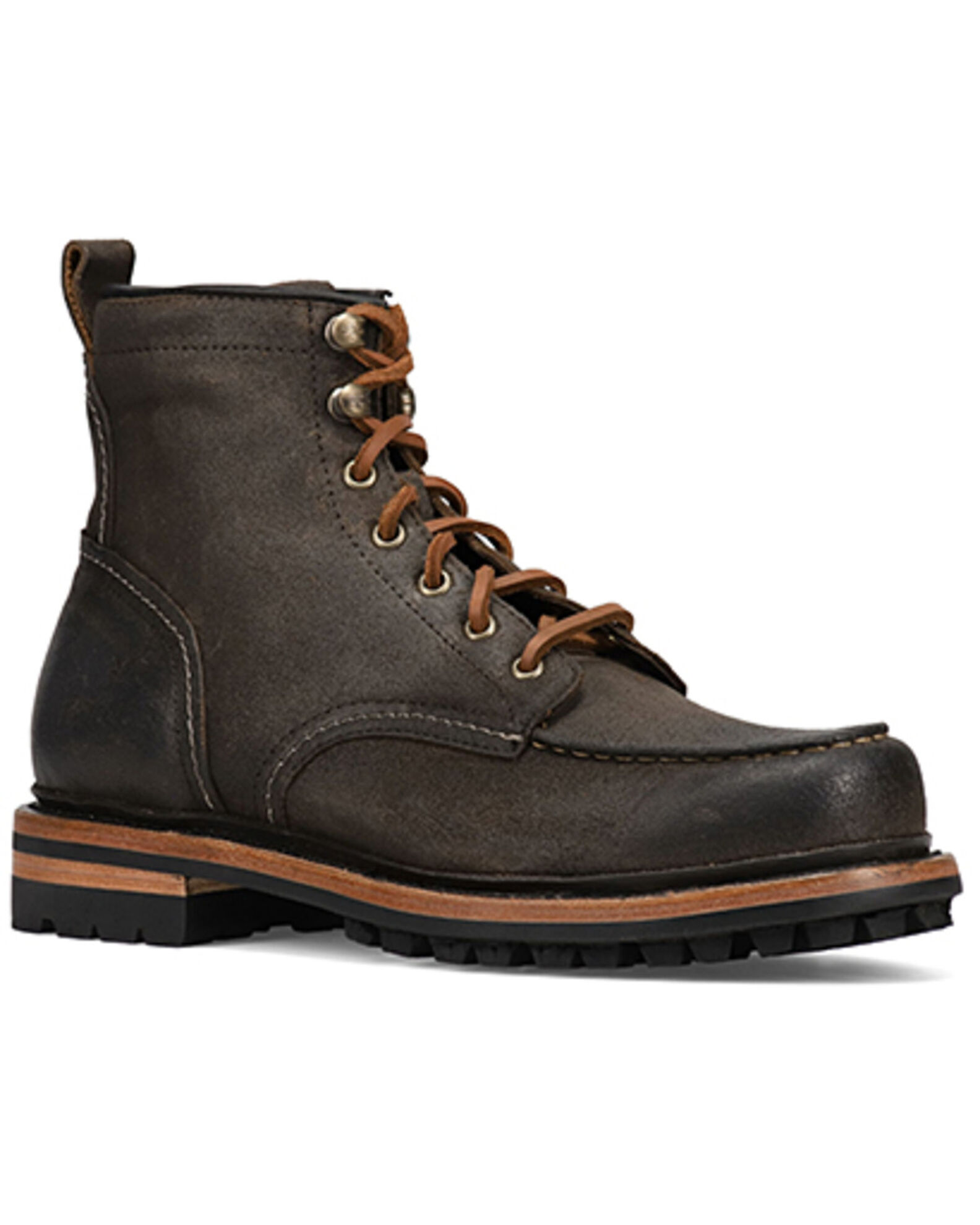 Frye Men s Hudson Lace Up Work Boot Moc Toe Sheplers