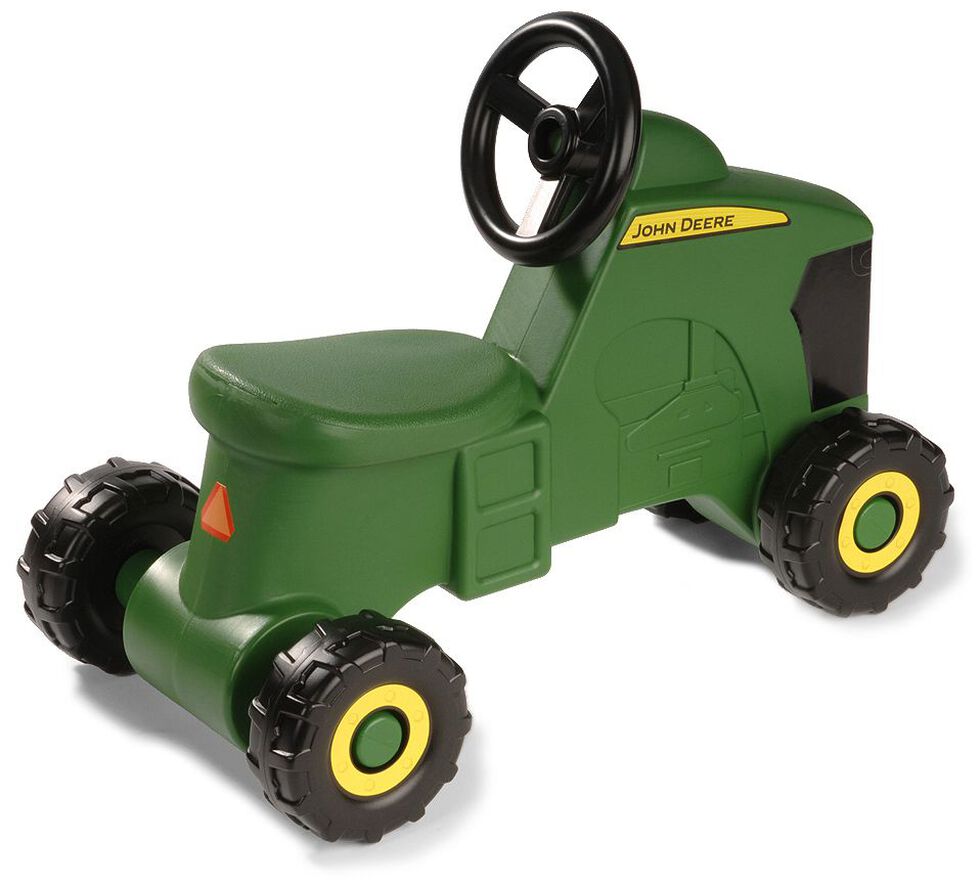 John Deere Sit N Scoot Riding Tractor Toy, Green, hi-res