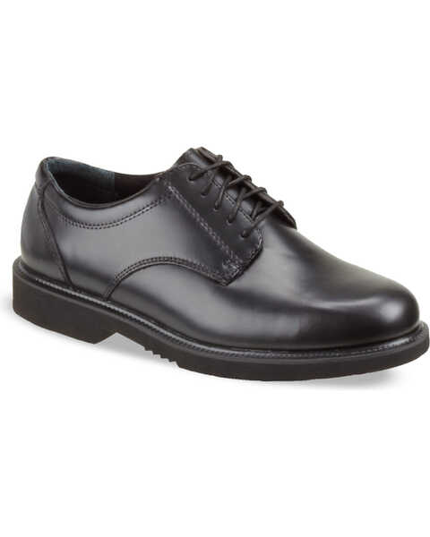Thorogood Men's Classic Leather Academy Oxfords, Black, hi-res