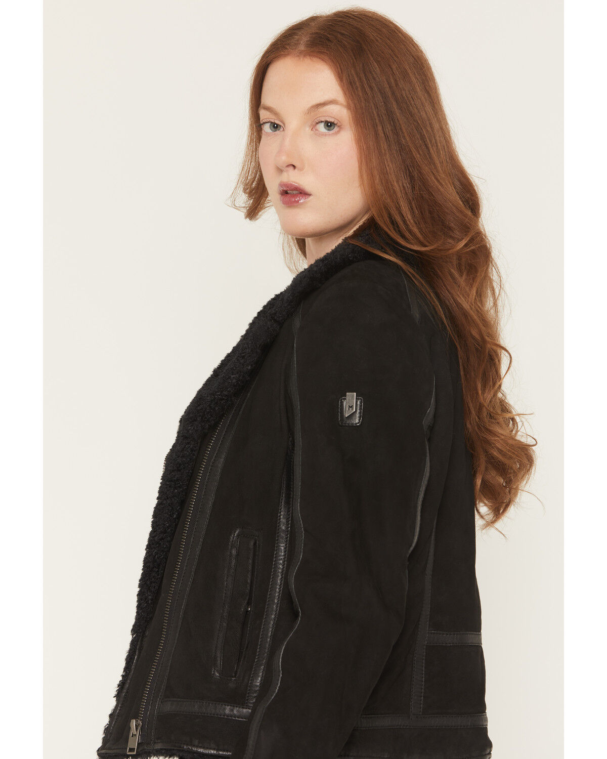 Image #2 - Mauritius Leather Women's RIla Moto Jacket, Black, hi-res