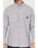 Image #3 - Hawx Men's Chambray Sun Protection Western Shirt, Grey, hi-res