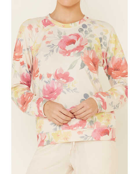 Image #3 - PJ Salvage Women's Happy Blooms Floral Print Long Sleeve Top , , hi-res