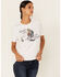 Southern Sierra Women's Don't Call Me Honey Graphic Short Sleeve Tee , White, hi-res