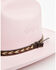 Image #2 - Shyanne Infant Girls' Little Charro Straw Cowboy Hat, Pink, hi-res